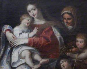 The Madonna and Child with Saints Elizabeth and John the Baptist and a Child Angel