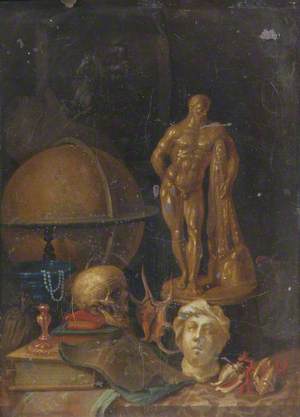 A Vanitas with a Model of the Farnese Hercules