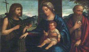 The Madonna and Child with Saint John the Baptist and Saint Jerome