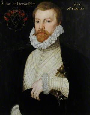 William Cavendish (1551–1625), 1st Earl of Devonshire, Aged 25