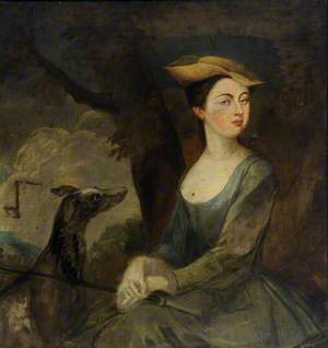 Portrait of an Unknown Lady with a Whippet