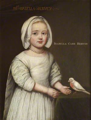 Isabella Hervey (b.1659), Later Mrs Gervase Elwes, as a Child