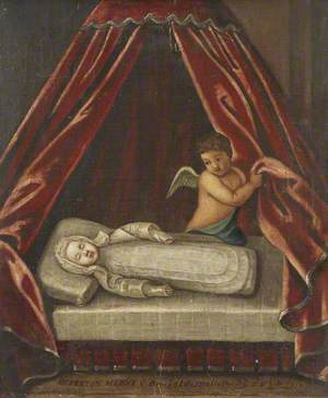 The Infant The Honourable Felton Hervey (3 July 1710–16 July 1710), Laid out in Death
