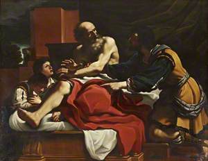 Jacob and Joseph with His Sons, Ephraim and Manasseh