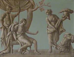 Achilles Receiving New Armour from His Mother, Thetis, which Hephaestus (Vulcan) Had Made at Her Entreaty
