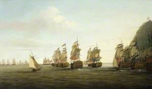 A British Squadron off St Lucia, 25 March 1780