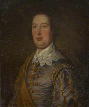 Portrait of an Unknown Man in Van Dyck Dress