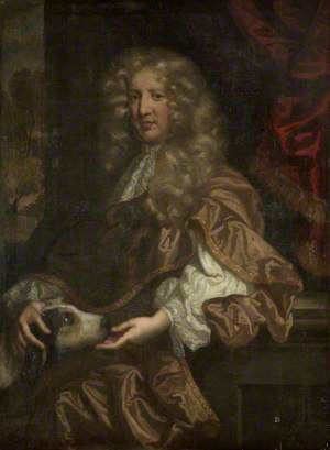 Portrait of an Unknown Man with a Dog