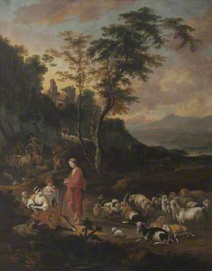 Shepherd and Shepherdess in a Landscape