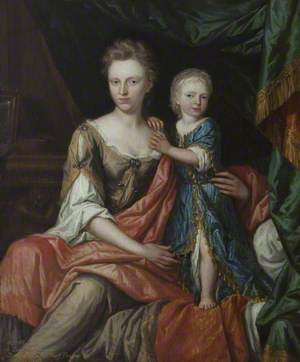Called 'Anne Vernon, Mrs Thomas Wright, and Her Daughter, Matilda'
