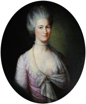 Portrait of an Unknown Lady with Powdered Hair