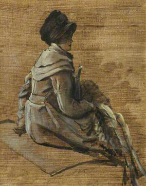 A Study for 'By Water': Kathleen Newton, née Kelly (1854–1882)
