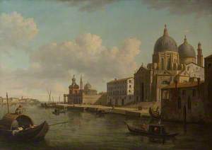 View of the Church of Santa Maria della Salute, Venice, Looking East