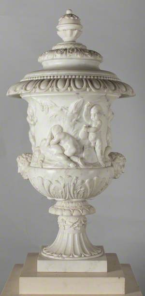 Vase with Scenes of Putti at Play