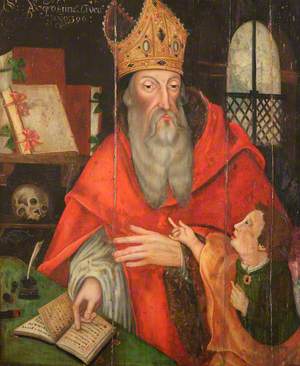 One of the Four Doctors of the Western Church: Saint Augustine (AD 354–430), Bishop of Hippo