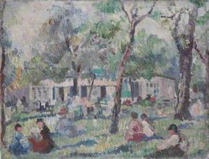 Picnickers Under a Tree