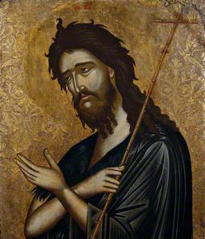 Icon with Saint John the Baptist