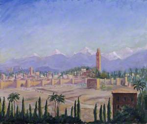 A View of Marrakech and the Atlas Mountains (III)