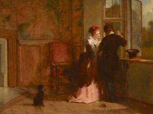 Lovers' Meeting (in an Interior of Haddon Hall)