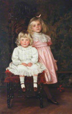 Felix (John Morgan) Brunner (1897–1982), Later 3rd Bt, and His Sister Joyce Morgan Brunner (d.1979), Later Lady Worsley, as Children