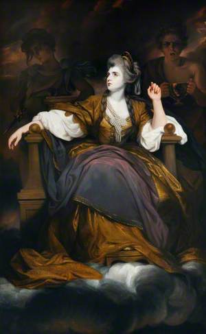 Mrs Sarah Siddons, née Kemble (1755–1831), as 'The Tragic Muse'