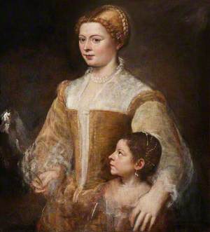 A Patrician Lady and Her Daughter