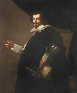 Portrait of an Unknown Gentleman in Black, Painting