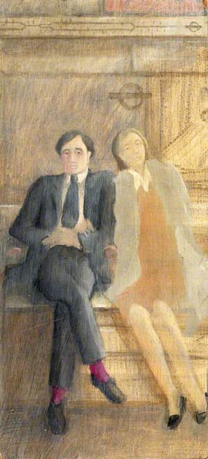 Portrait of the Artist and His Wife on the Underground