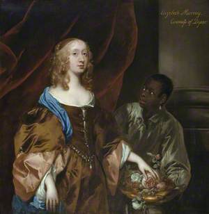 Elizabeth Murray (1626–1698), Lady Tollemache, Later Countess of Dysart and Duchess of Lauderdale with a Black Servant