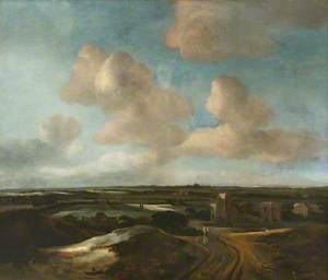 An Extensive Landscape with the Ruins of Brederode Castle, near Haarlem
