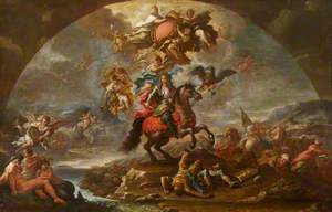 A Glorification of Prince Eugene of Savoy's Victory over the Turks in Hungary and at Zenta and Belgrade in 1697