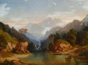 Alpine River Scene