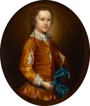 Christopher Wilkinson as a Boy, in Van Dyck Dress