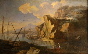 Mountainous Coast Scene