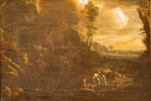 A Landscape with Huntsmen