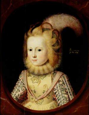 Lady Margaret Sackville (1614–1676), Later Countess of Thanet, Aged 4
