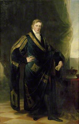George John Frederick Sackville (1793–1815), 4th Duke of Dorset, in Academic Robes