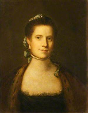 Bust Portrait of an Unknown Lady with an Ermine Collar