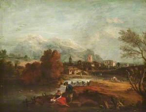 Landscape with a Couple by a River