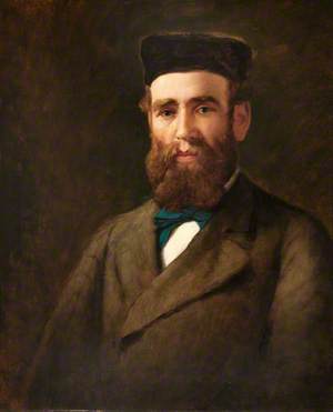 Portrait of an Unknown Bearded Man in a Smoking Cap