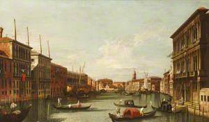 The Grand Canal with the Rialto and the Palazzo Vendramin-Calergi, Venice