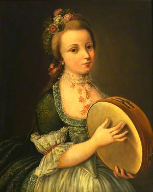 A Girl with a Tambourine