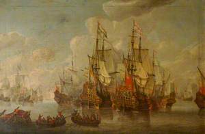 Sea Battle in the Anglo-Dutch War