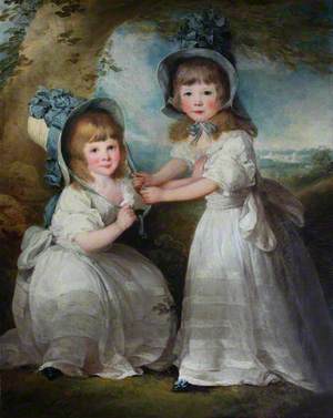 The Daughters of Lady Boynton as Children (Maria Ann Georgiana Parkhurst, d.1821, Later Mrs Blachley, and Louisa Elizabeth Parkhurst, b.c.1796, Later Mrs Baxter)