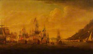 Gibraltar Relieved by Sir George Rodney, January 1780