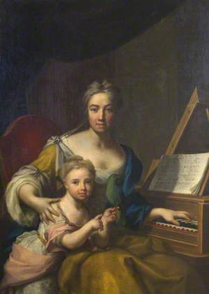 Frances, Wife of John, 6th Earl of Mar, Daughter of Evelyn, 1st Duke of Kingston
