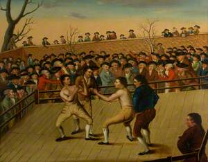 The Fight between Jackson and Mendoza at Hornchurch, 1795
