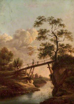 A Footbridge across a River