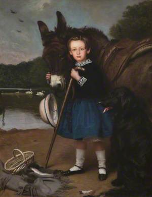 Lord John Kennedy (1850–1895), Youngest Son of the 2nd Marquess of Ailsa, by the Swan Pond
