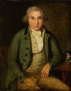 Portrait of a Young Man in a Green Jacket